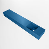 MONDIAZ TYNE 120cm fontein solid surface kleur Jeans. Positie wastafel rechts