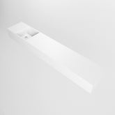 MONDIAZ TYNE 120cm fontein solid surface kleur Talc. Positie wastafel links