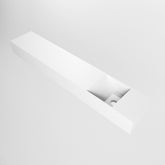 MONDIAZ TYNE 120cm fontein solid surface kleur Talc. Positie wastafel rechts