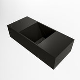 MONDIAZ TYNE 50cm fontein solid surface kleur Urban. Positie wastafel rechts