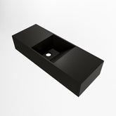 MONDIAZ TYNE 60cm fontein solid surface kleur Urban. Positie wastafel midden