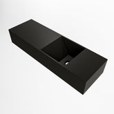 MONDIAZ TYNE 70cm fontein solid surface kleur Urban. Positie wastafel rechts