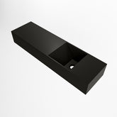 MONDIAZ TYNE 80cm fontein solid surface kleur Urban. Positie wastafel rechts