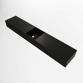 MONDIAZ TYNE 120cm fontein solid surface kleur Urban. Positie wastafel midden