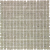 The Mosaic Factory GM05 Lichtgrijs Zachtkorrelig - glas mozaïektegel 2x2cm