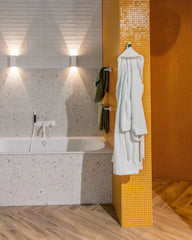 The Mosaic Factory GM41 Amsterdam Oranje Zachte korrel - glas mozaïektegel 2x2cm