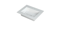 Ink Kraft meubelwastafel 60x45cm - 1 kraangat - Polystone - Glans Wit - 3417190
