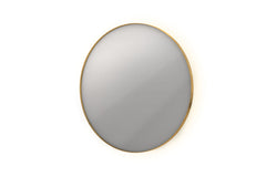 Ink SP17 spiegel rond 80cm met kader - indirect LED verlichting rondom - geborsteld mat goud - 8408577