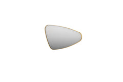 Ink SP22 spiegel 100 x 60 cm organisch in stalen kader rechter versie - geborsteld mat goud -8409212