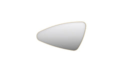 Ink SP22 spiegel 120 x 70 cm organisch in stalen kader linker versie - geborsteld mat goud - 8409372