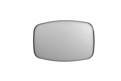 Ink SP29 contour spiegel 140x80cm verzonken in kader - geborsteld metaal zwart - 8409675