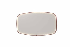 Ink SP31 spiegel 160x80cm - directe LED verlichting rondom, geborsteld koper - 8409884