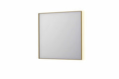 Ink SP32 spiegel 80x80cm - LED verlichting rondom - geborsteld mat goud - 8410042
