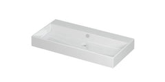 Ink Unlimited wastafel - porselein zonder kraangat - Glans Wit - 90x45cm - 0202041