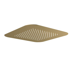 Hotbath Gal M147 inbouw hoofddouche 42 x 42 cm - Geborsteld Messing PVD