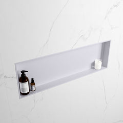 MONDIAZ EASY Nis 89,5x29,5cm in solid surface kleur Cale | Cale. 1 vak geschikt voor in- of opbouw
