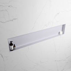 MONDIAZ EASY Nis 149,5x29,5cm in solid surface kleur Cale | Cale. 1 vak  geschikt voor in- of opbouw