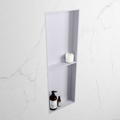 MONDIAZ EASY Nis 149,5x29,5cm in solid surface kleur Cale | Cale. 2 vakken geschikt voor in- of opbouw