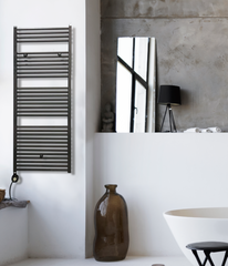 Instamat Robina elektrische radiator 181x60cm - 1000W - Mat Zwart - RB180.60EB02