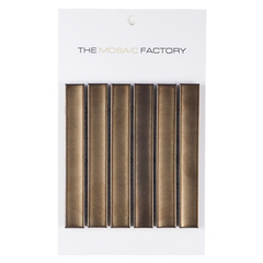 The Mosaic Factory | Sevilla Mozaïek Tegel | Kitkat Vinger | 296x299 mm | Brons | SEF20B |