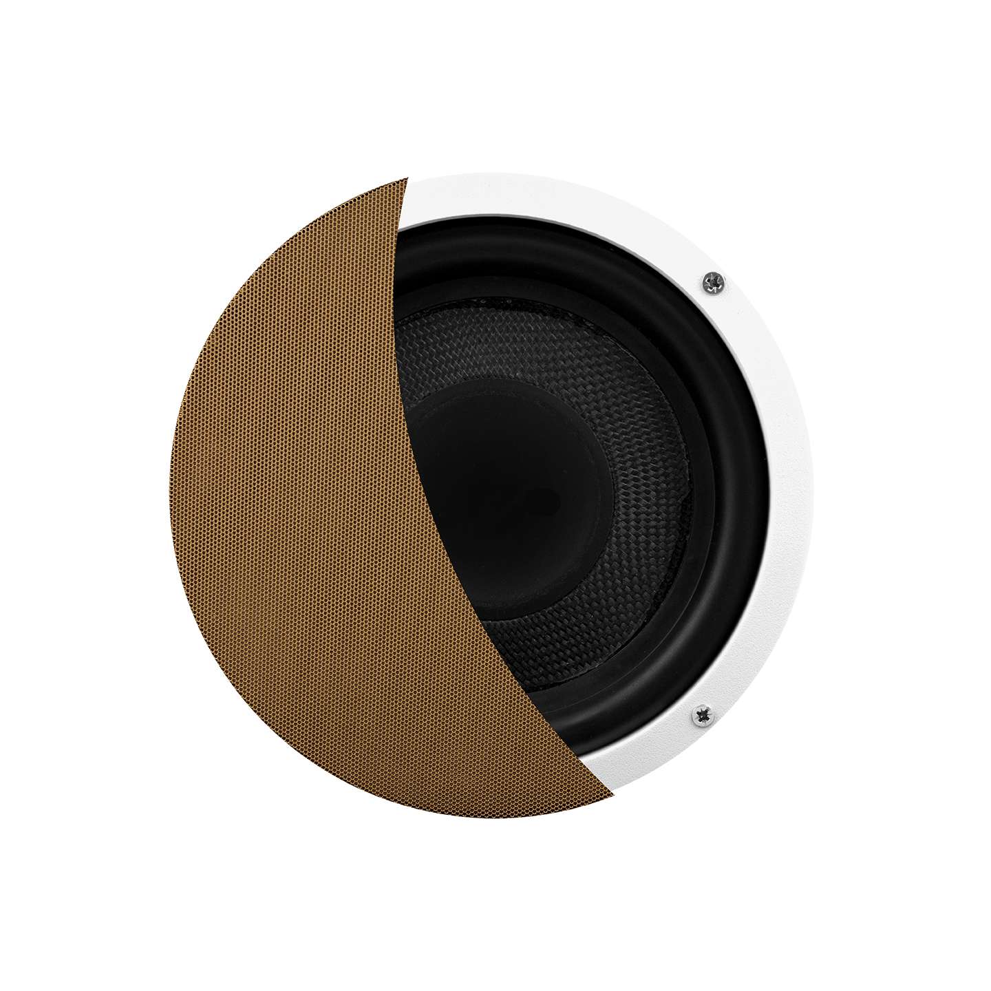 SUBWOOFER-KIT - VERSTERKER + SUBWOOFER SPEAKER, BRUSHED GOLD (150 WATT / AUX-IN), 230V/36V