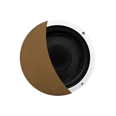 SUBWOOFER-KIT - VERSTERKER + SUBWOOFER SPEAKER, BRUSHED GOLD (150 WATT / AUX-IN), 230V/36V