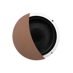 SUBWOOFER-KIT - VERSTERKER + SUBWOOFER SPEAKER, BRUSHED RED GOLD (150 WATT / AUX-IN), 230V/36V