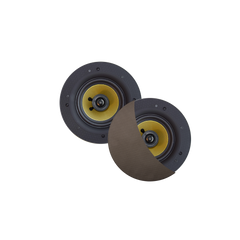 SAMBA SPEAKERSET, 65W (DRAAIBARE TWEETER), BRUSHED COPPER(ROND 195 MM), RANDLOOS