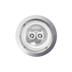 SAMBA-DT (SINGLE STEREO) SPEAKER, VOCHTBESTENDIG, MAT CHROOM (AFM. ROND 230 MM)