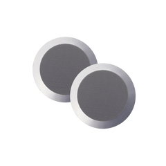 TWIST SPEAKERSET, SPATWATERDICHT, 45 WATT, KLEUR MAT CHROOM (AFM. 135 X 43 MM)