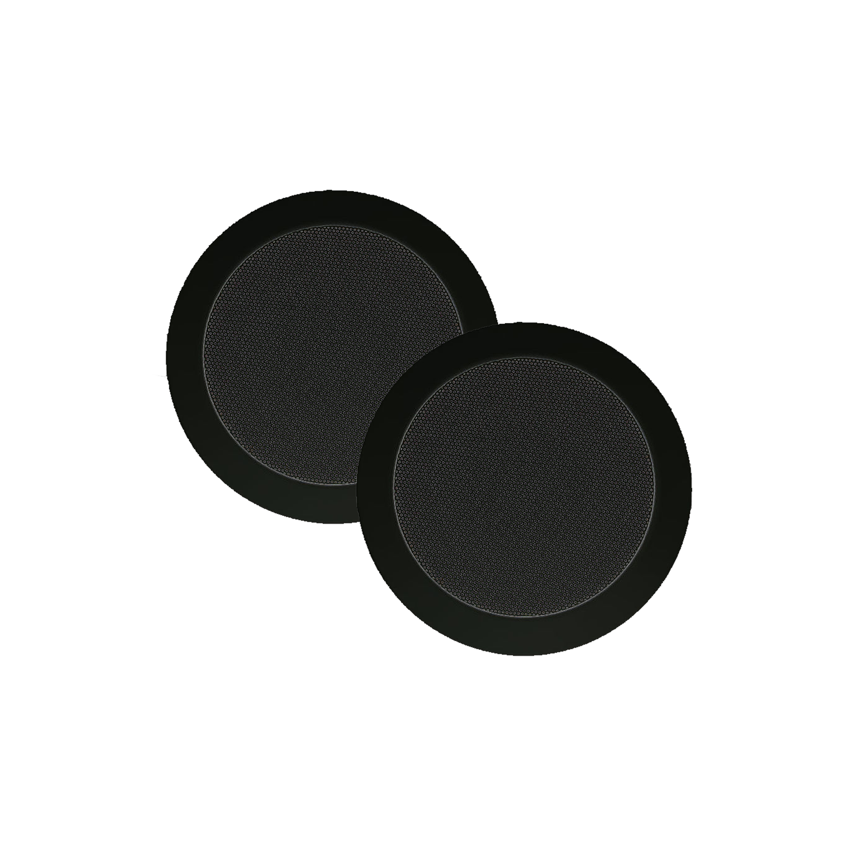 TWIST SPEAKERSET, SPATWATERDICHT, 45 WATT, KLEUR ZWART (AFM. 135 X 43 MM)