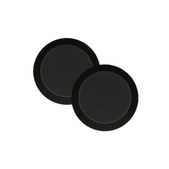 TWIST SPEAKERSET, SPATWATERDICHT, 45 WATT, KLEUR ZWART (AFM. 135 X 43 MM)