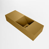 MONDIAZ TYNE 60cm fontein solid surface kleur Oro. Positie wastafel rechts