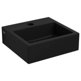 Clou Flush 1 toiletfontein met kraangat mat zwart keramiek - CL/03.12010