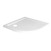 Douchebak acryl 1/4 rond 90x90x4 wit