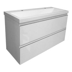 Shall onderkast 100 x 36 cm glans wit