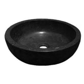 Raw waskom rond 40x12 cm hardsteen gezoet