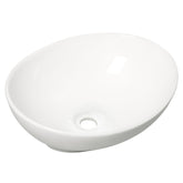 Barco waskom ovaal 40 x 33 x 14,5 cm keramiek glans wit