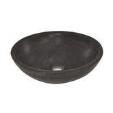 Raw waskom rond 40x14 cm hardsteen gezoet