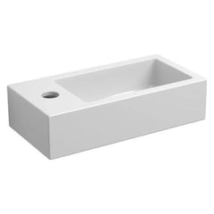 Clou Flush 3 toiletfontein met kraangat links wit keramiek - CL/03.03032-1