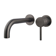 Caral trim part single-lever basin mixer with cold start gunmetal
