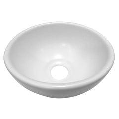 Consilio waskom rond 20 x 9 cm keramiek glans wit