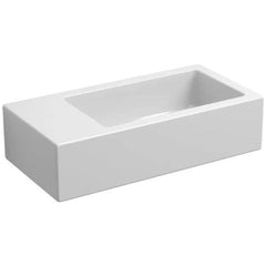 Clou Flush 3 toiletfontein met (voorbewerkt) kraangat links aluite - CL/03.13032