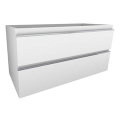 Tigris onderkast met 2 laden 100 x 46 cm glans wit