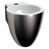 Clou Flush 6 toiletfontein met kraangat platina/wit keramiek - CL/03.14060