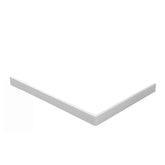 Voorzetpaneel + poten tbv douchebak acryl 140x90x4 cm wit