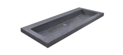 Raw wastafel enkel zonder kraangat 100x46x5 cm hardsteen gezoet