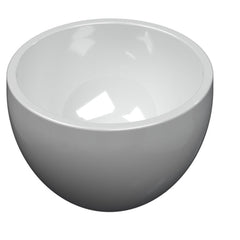 Ink Jazz XS Opbouw waskom Polystone zonder kraangat - Glans Wit - 20x20x11cm - 3430430