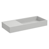 Clou Mini Wash Me Plus fontein 56cm zonder kraangat links, aluite - CL/03.13234