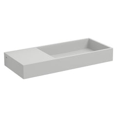 Clou Mini Wash Me Plus fontein 56cm zonder kraangat links, aluite - CL/03.13234